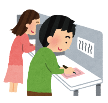 投票所に行こう♪