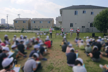 広報誌：みどりが丘小学校４年生への防災授業