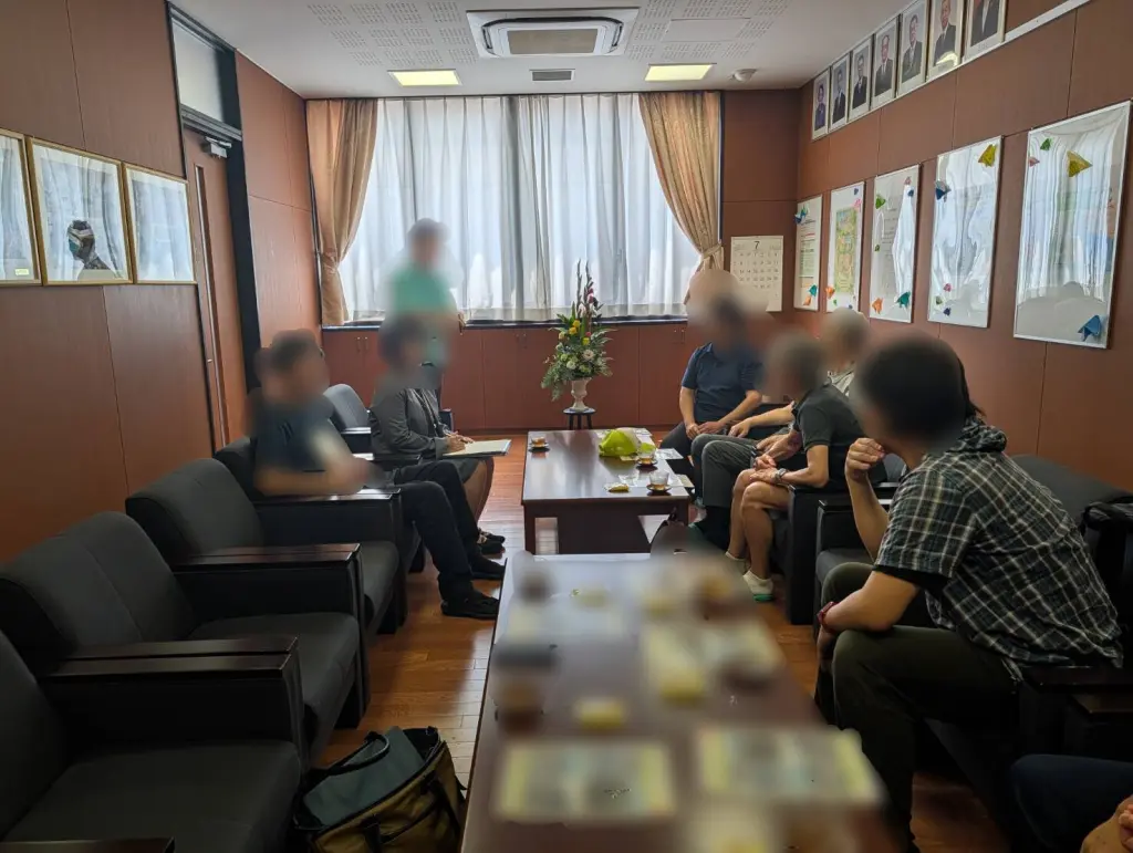 本年度、みどりが丘小学校1学期終了前のスクールガード慰労会をしま